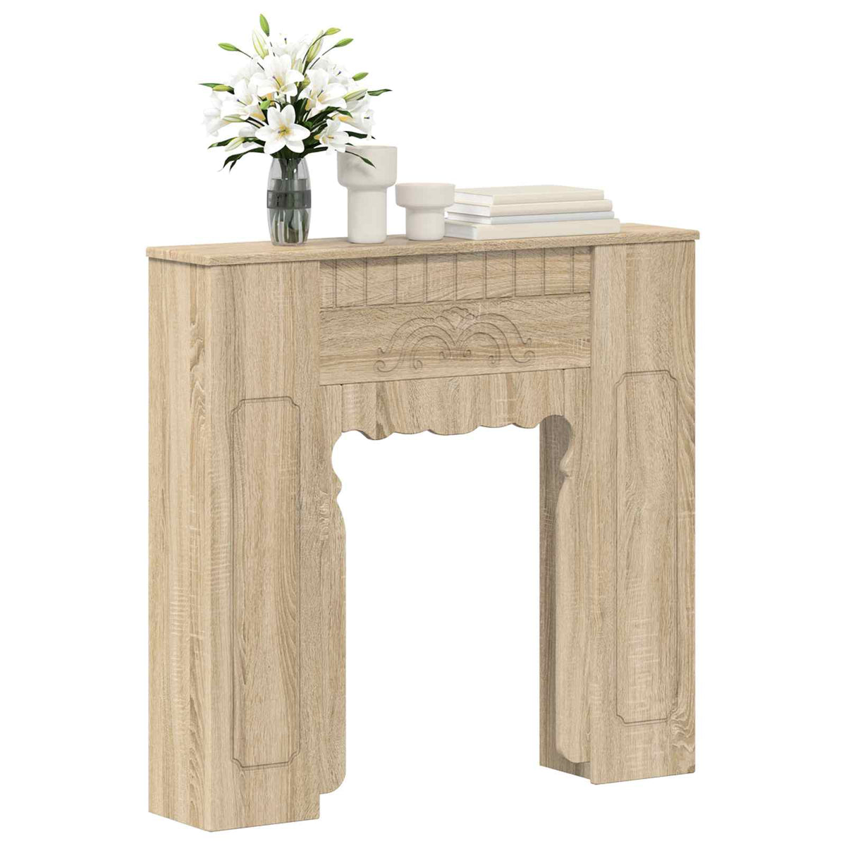 Okvir za kamin Hrast sonoma 93 x 20 x 89 cm Konstruirano drvo
