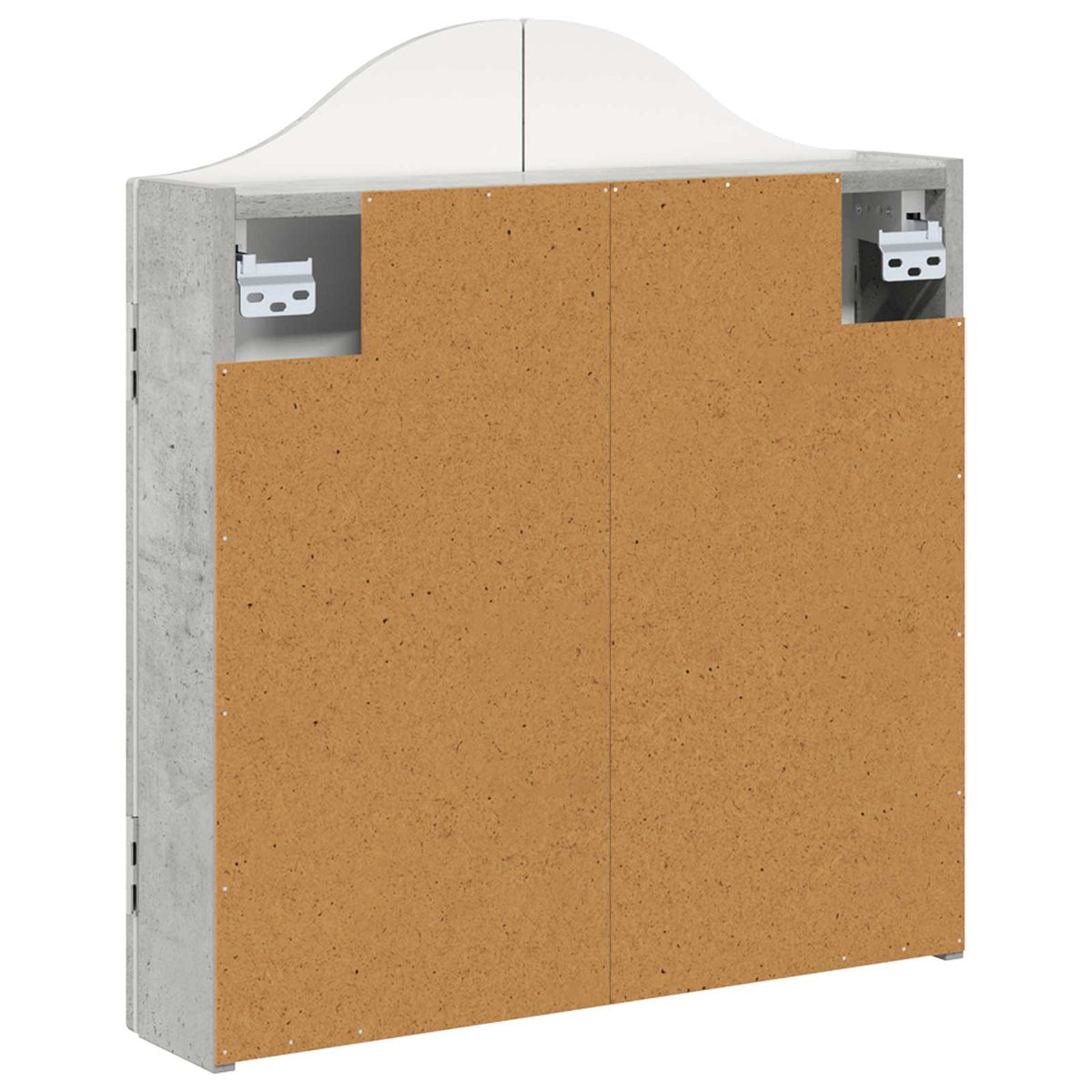 Kabinet za mete Betonska siva 56 x 12 x 63 cm Konstruirano drvo