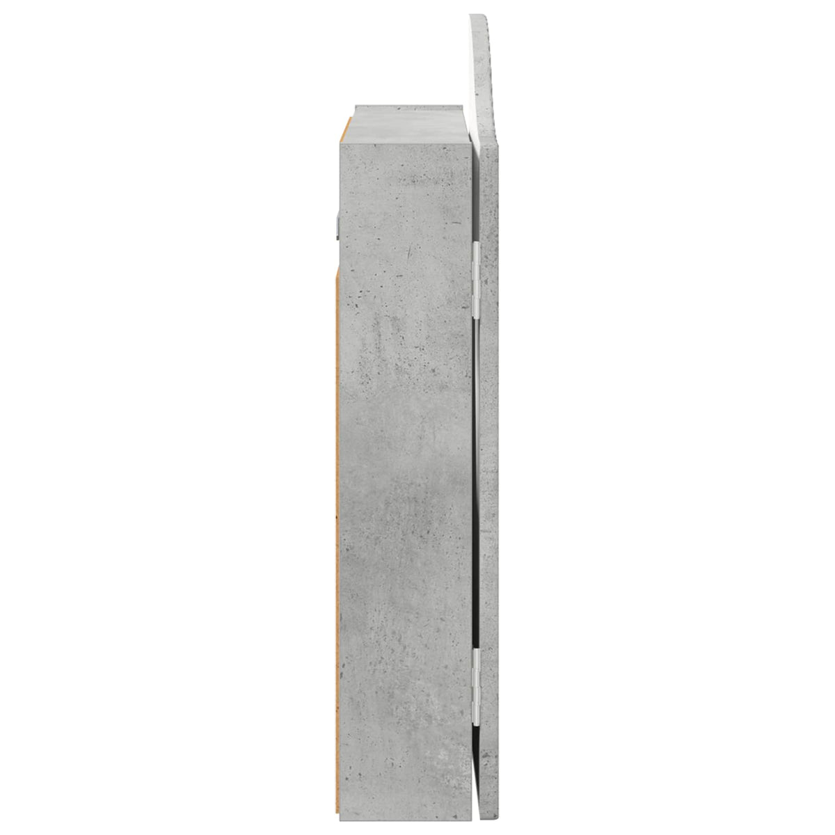 Kabinet za mete Betonska siva 56 x 12 x 63 cm Konstruirano drvo