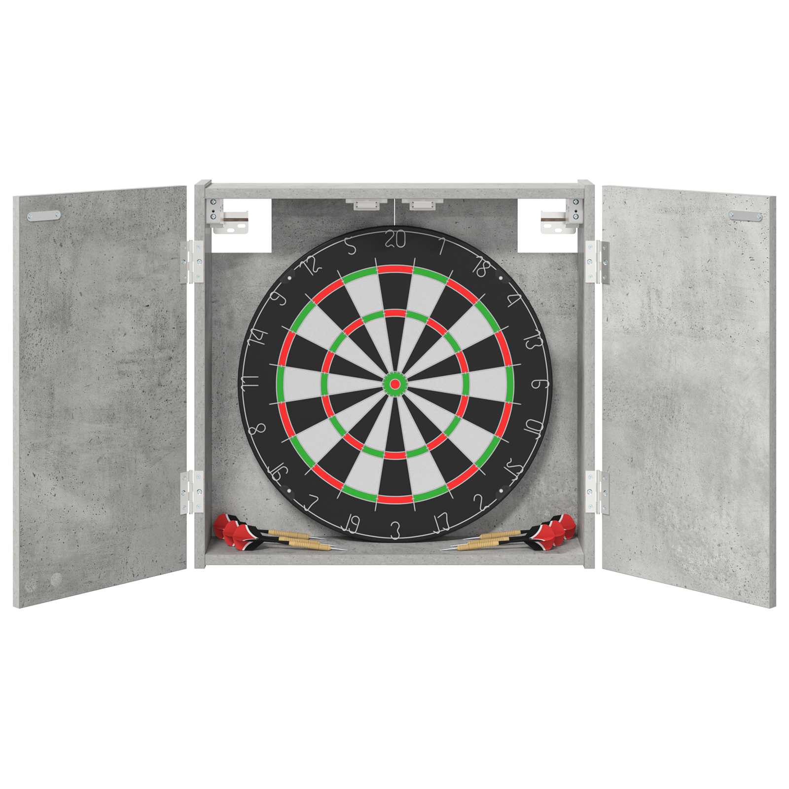Kabinet za mete Betonska siva 56 x 12 x 53,5 cm