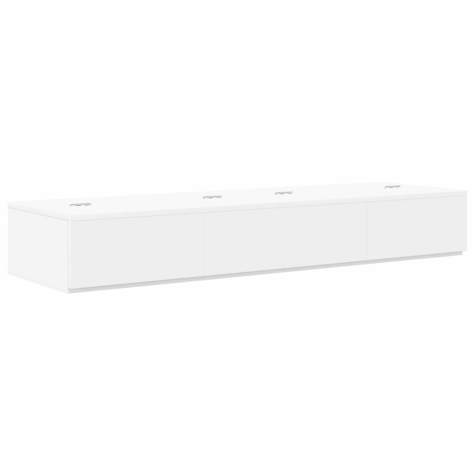 Studio radni stol Bijela 152 x 40 x 19,5 cm Konstruirano drvo