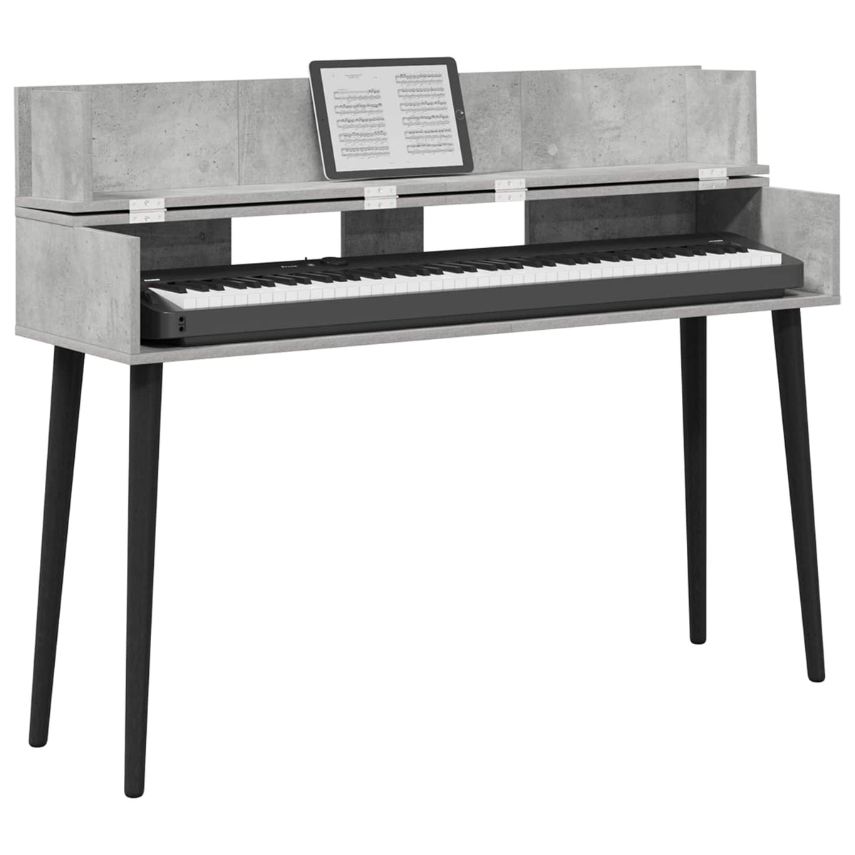 Studio radni stol Betonska siva 152 x 40 x 19,5 cm