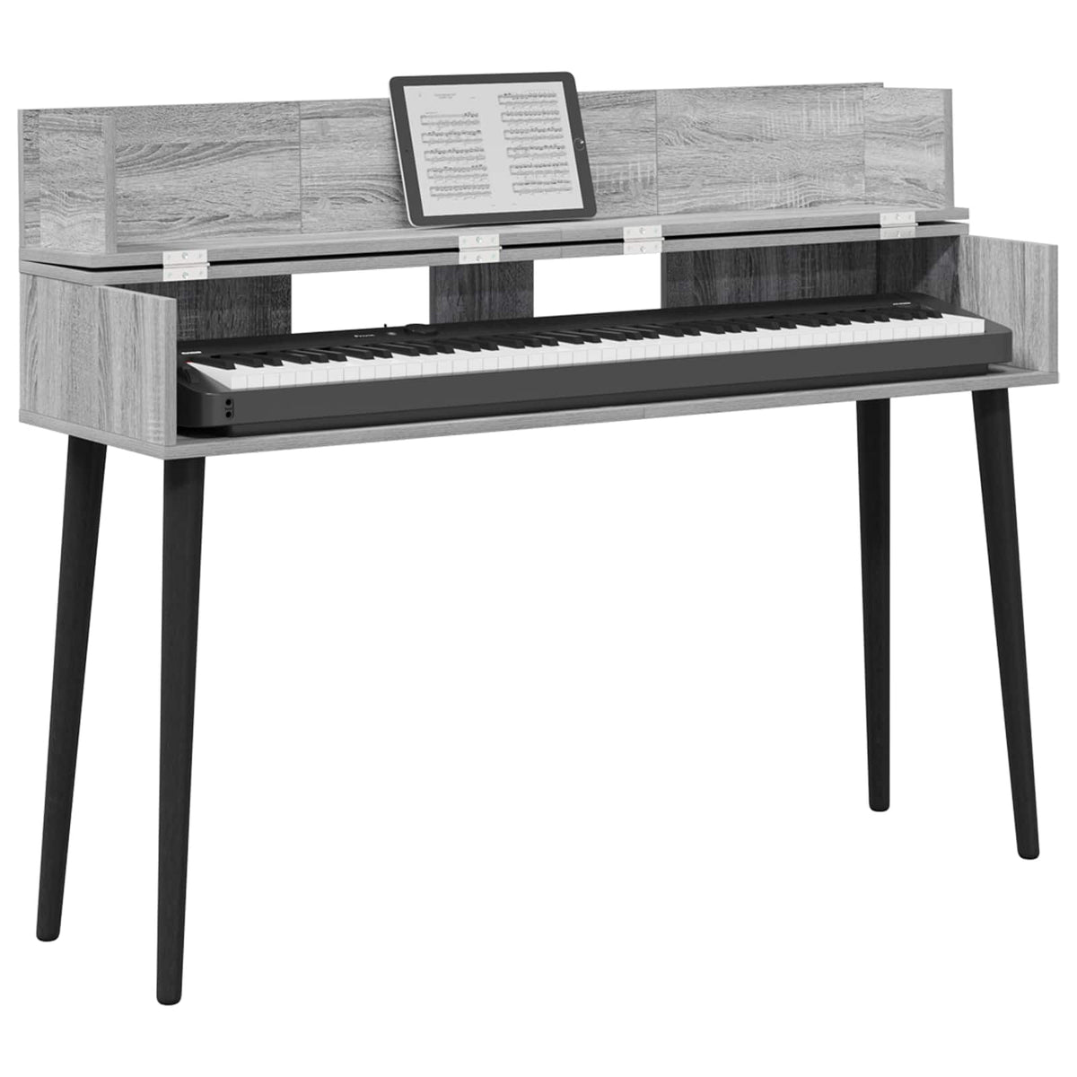 Studio radni stol Siva Sonoma 110 x 40 x 19,5 cm