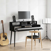Studio radni stol Crni hrast 130 x 42,5 x 36 cm