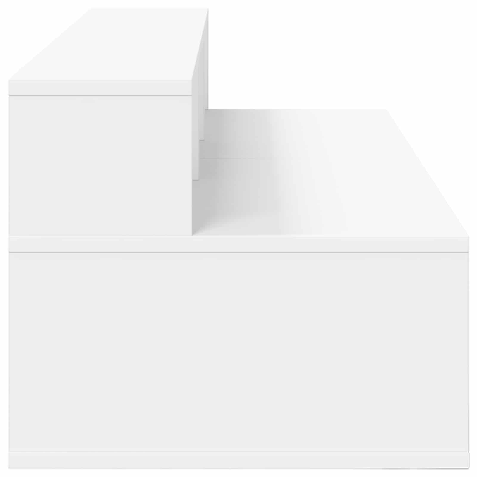 Studio radni stol Bijela 110 x 42,5 x 36 cm Konstruirano drvo