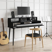 Studio radni stol Crni hrast 110 x 42,5 x 36 cm