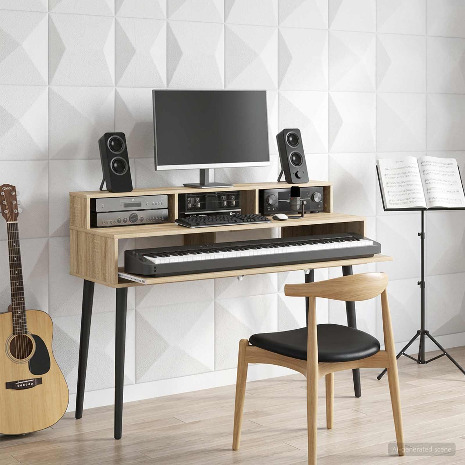 Studio radni stol Hrast sonoma 110 x 42,5 x 36 cm