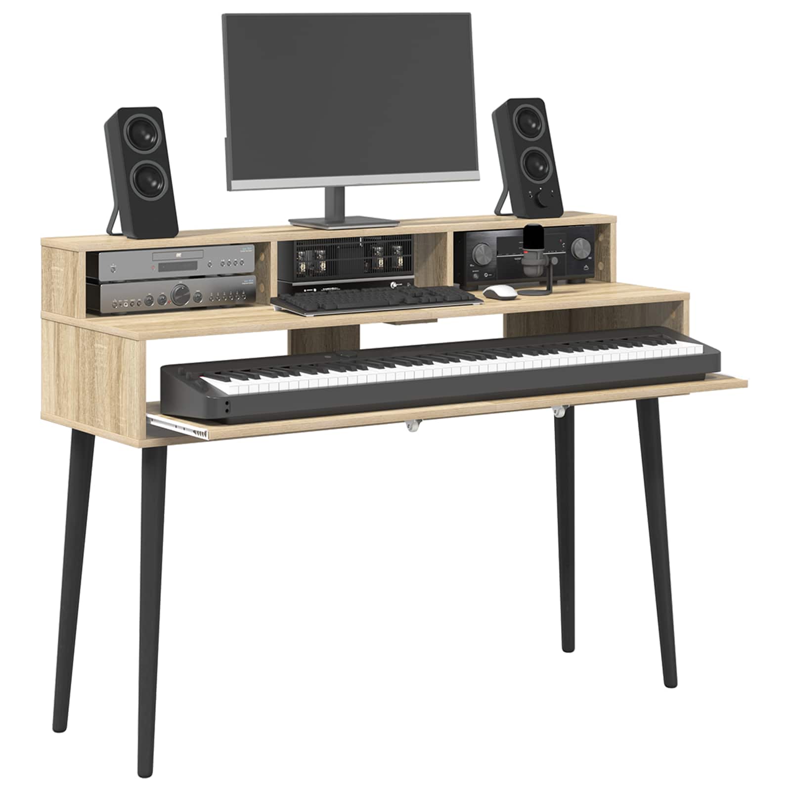 Studio radni stol Hrast sonoma 110 x 42,5 x 36 cm