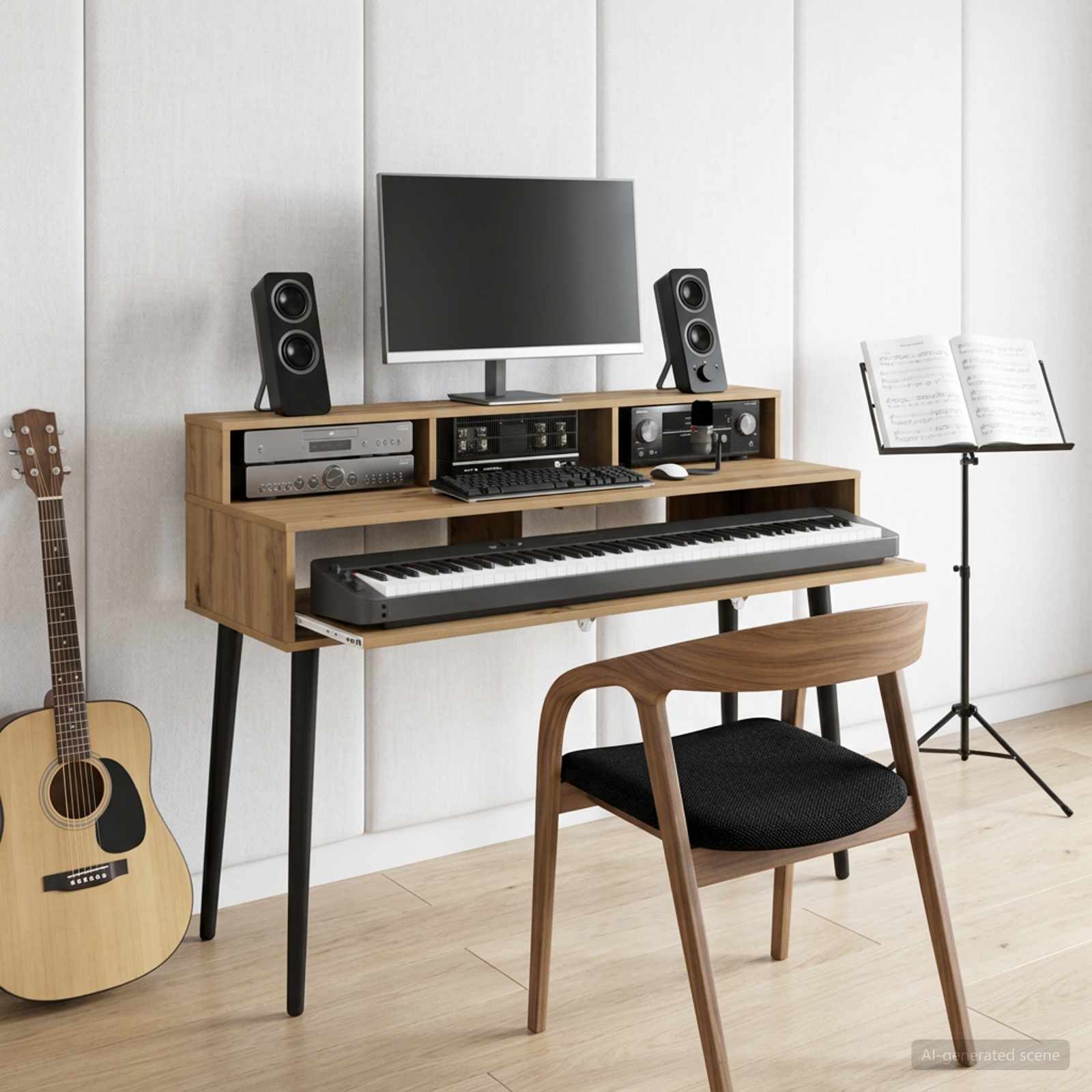Studio radni stol Hrast artisan 110 x 42,5 x 36 cm