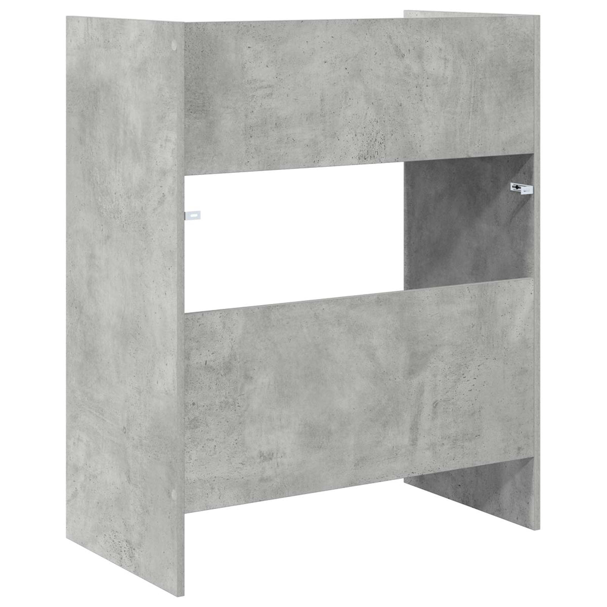 DJ stol Betonska siva 102 x 45 x 102 cm Konstruirano drvo
