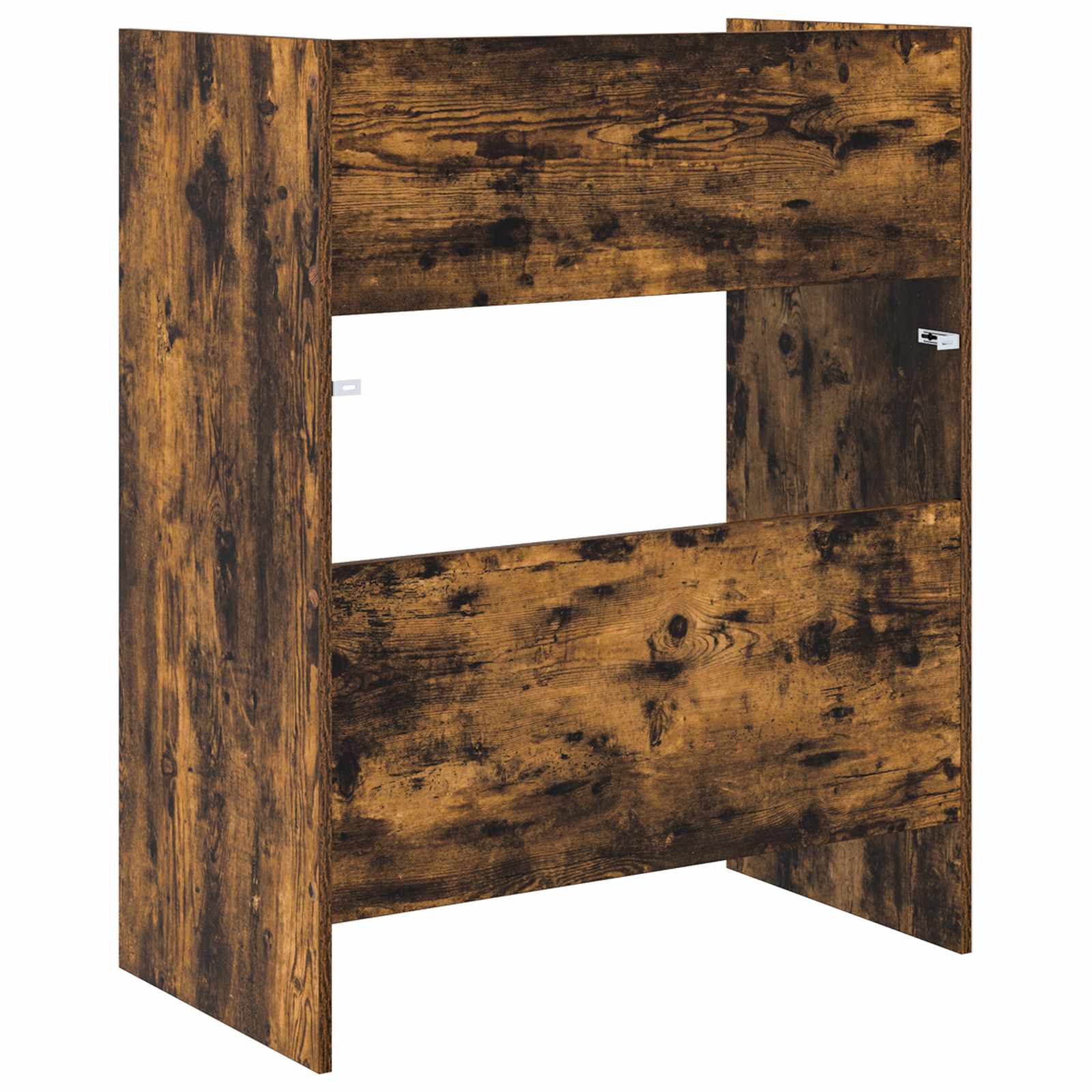 DJ stol Dimljeni hrast 102 x 45 x 102 cm Konstruirano drvo