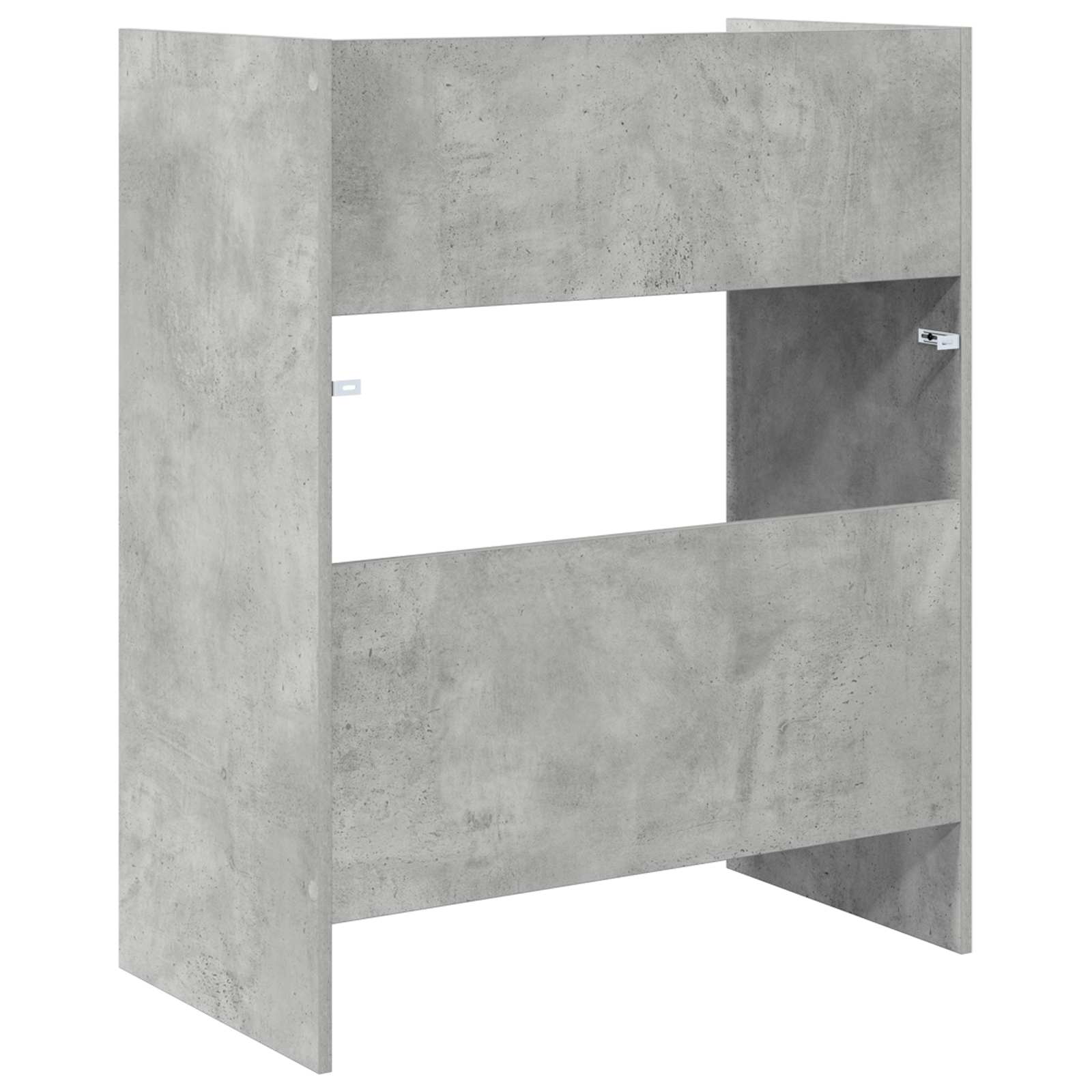 DJ stol Betonska siva 62 x 45 x 102 cm Konstruirano drvo
