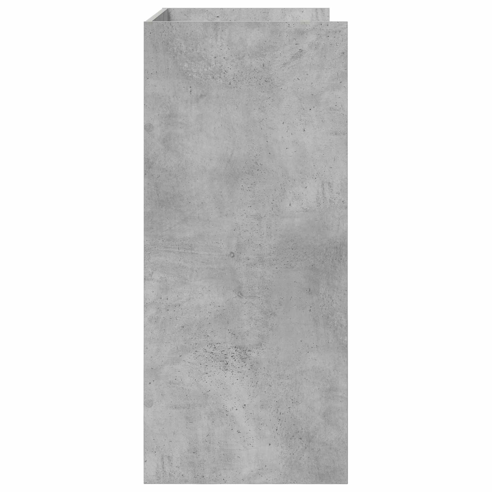 DJ stol Betonska siva 62 x 45 x 102 cm Konstruirano drvo
