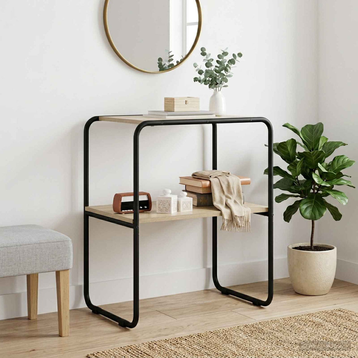Konzolna stolica Hrast sonoma 100 x 42,5 x 70 cm