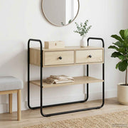 Konzolna stolica Hrast sonoma 80 x 40 x 75 cm Konstruirano drvo