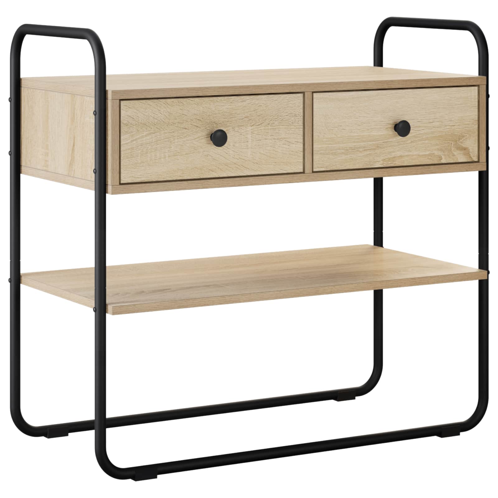 Konzolna stolica Hrast sonoma 80 x 40 x 75 cm Konstruirano drvo