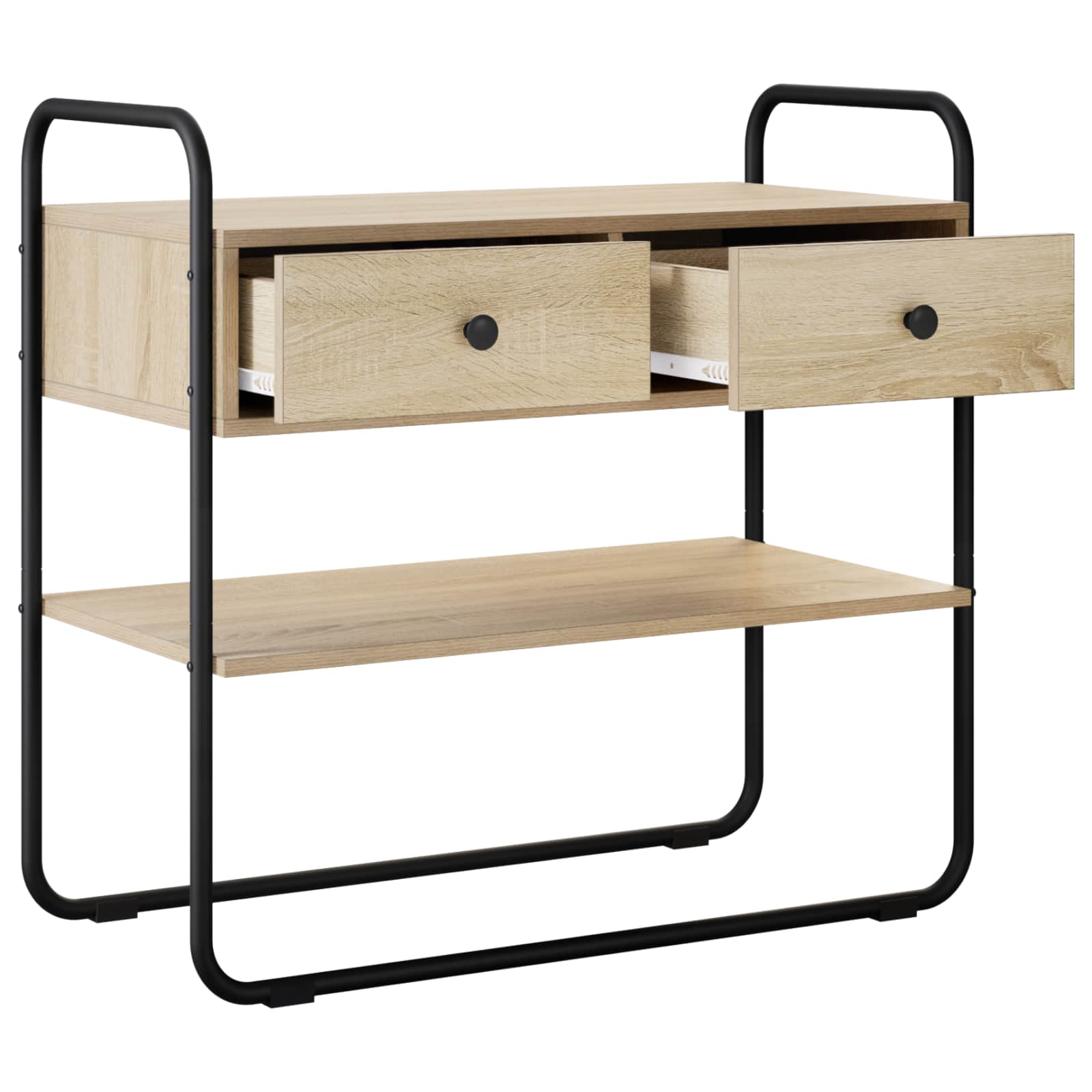 Konzolna stolica Hrast sonoma 80 x 40 x 75 cm Konstruirano drvo