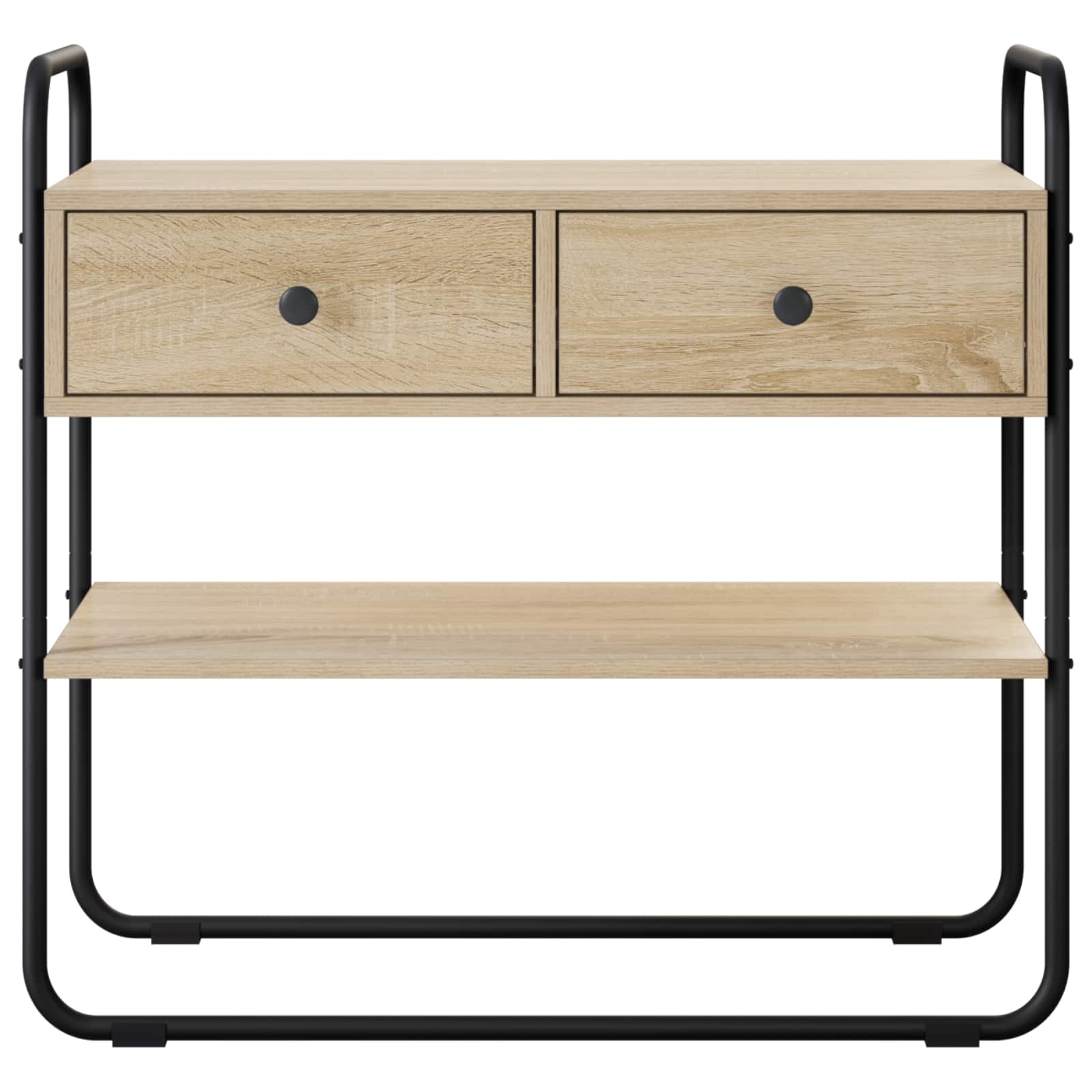Konzolna stolica Hrast sonoma 80 x 40 x 75 cm Konstruirano drvo