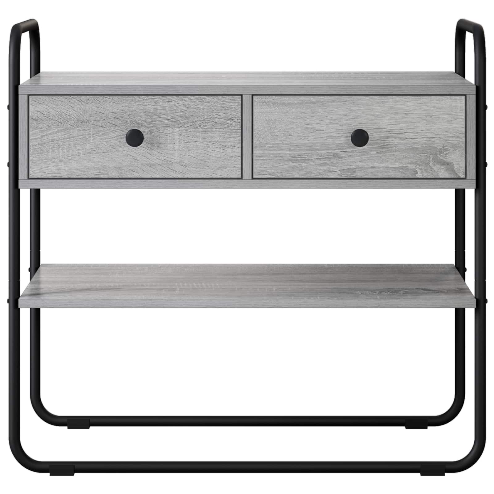 Konzolna stolica Siva Sonoma 80 x 40 x 75 cm Konstruirano drvo