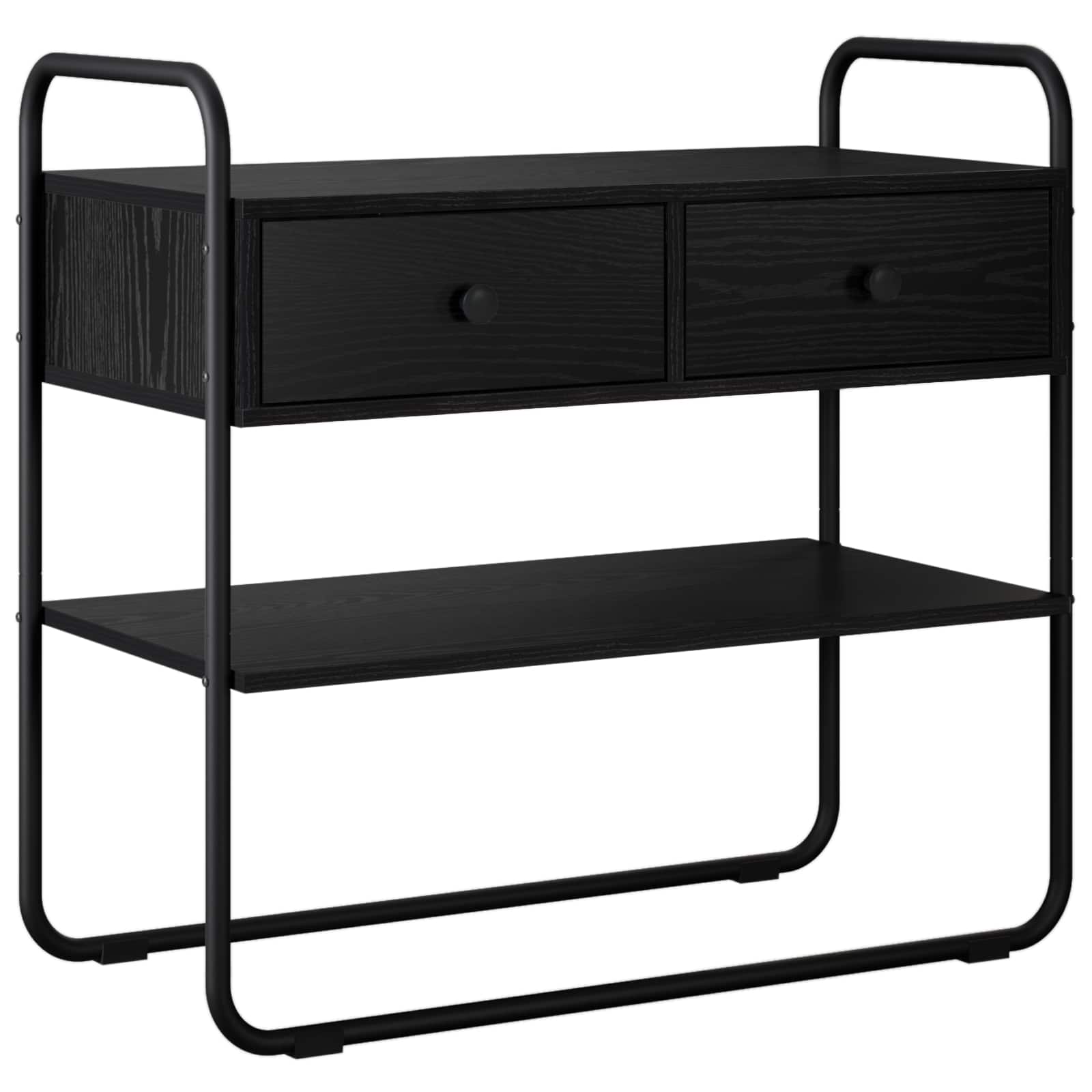 Konzolna stolica Crni hrast 100 x 40 x 75 cm Konstruirano drvo