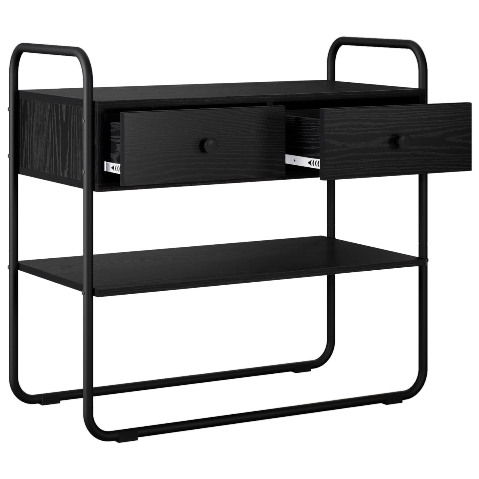 Konzolna stolica Crni hrast 100 x 40 x 75 cm Konstruirano drvo
