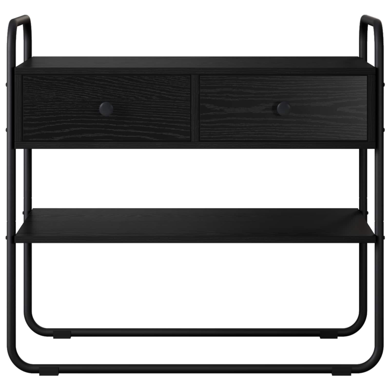 Konzolna stolica Crni hrast 100 x 40 x 75 cm Konstruirano drvo
