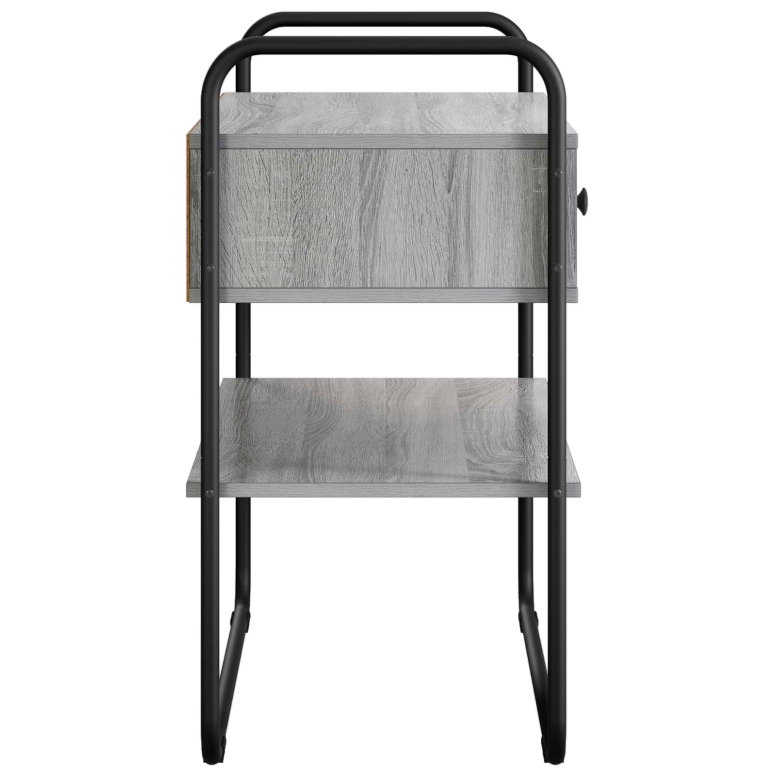 Konzolna stolica Siva Sonoma 100 x 40 x 75 cm Konstruirano drvo