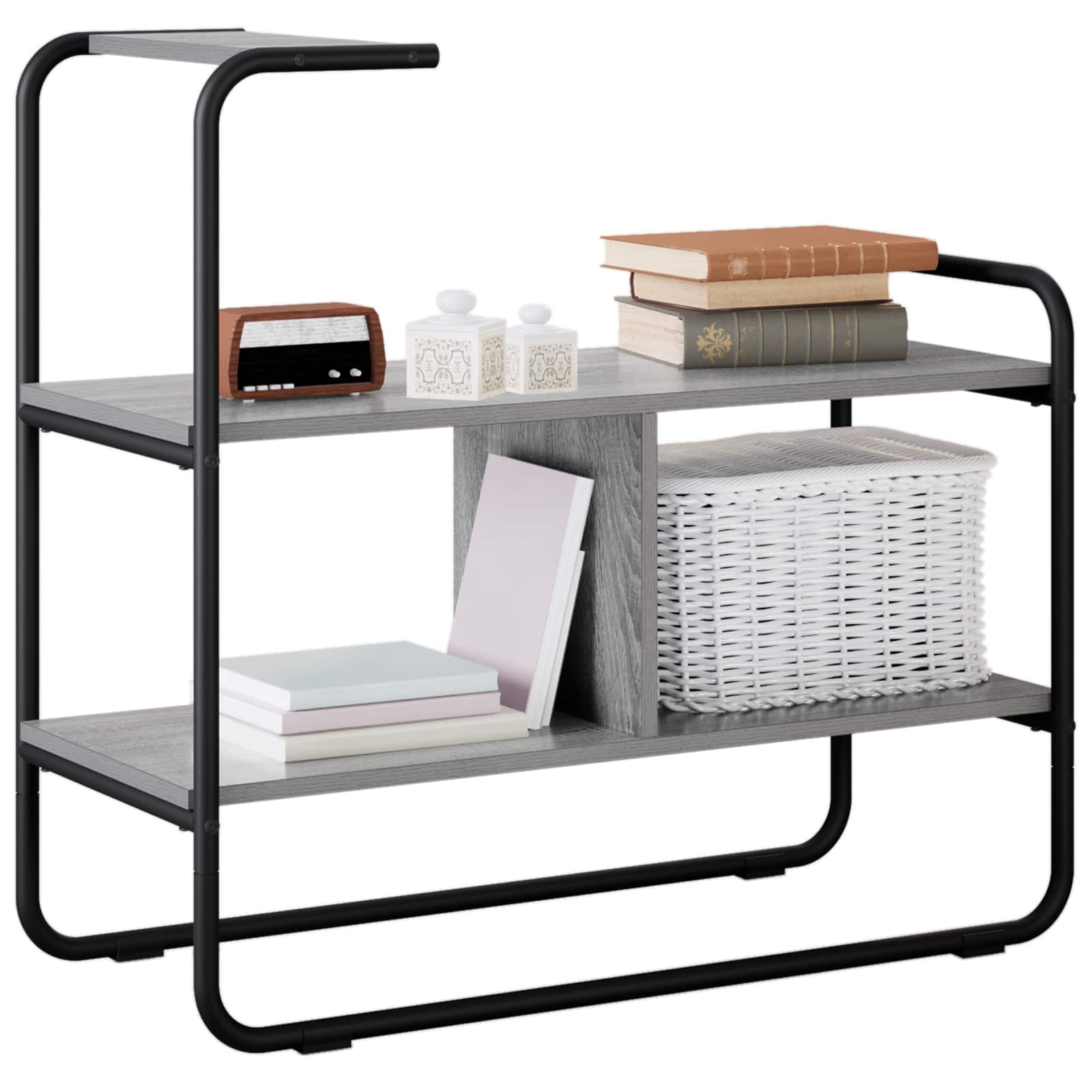 Konzolna stolica Siva Sonoma 80 x 35 x 75 cm Konstruirano drvo