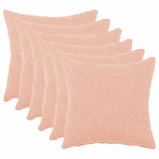 Presvlaka za jastuk 6 pcs HEERLEN Ružičasta 30 x 30 cm Bouclé
