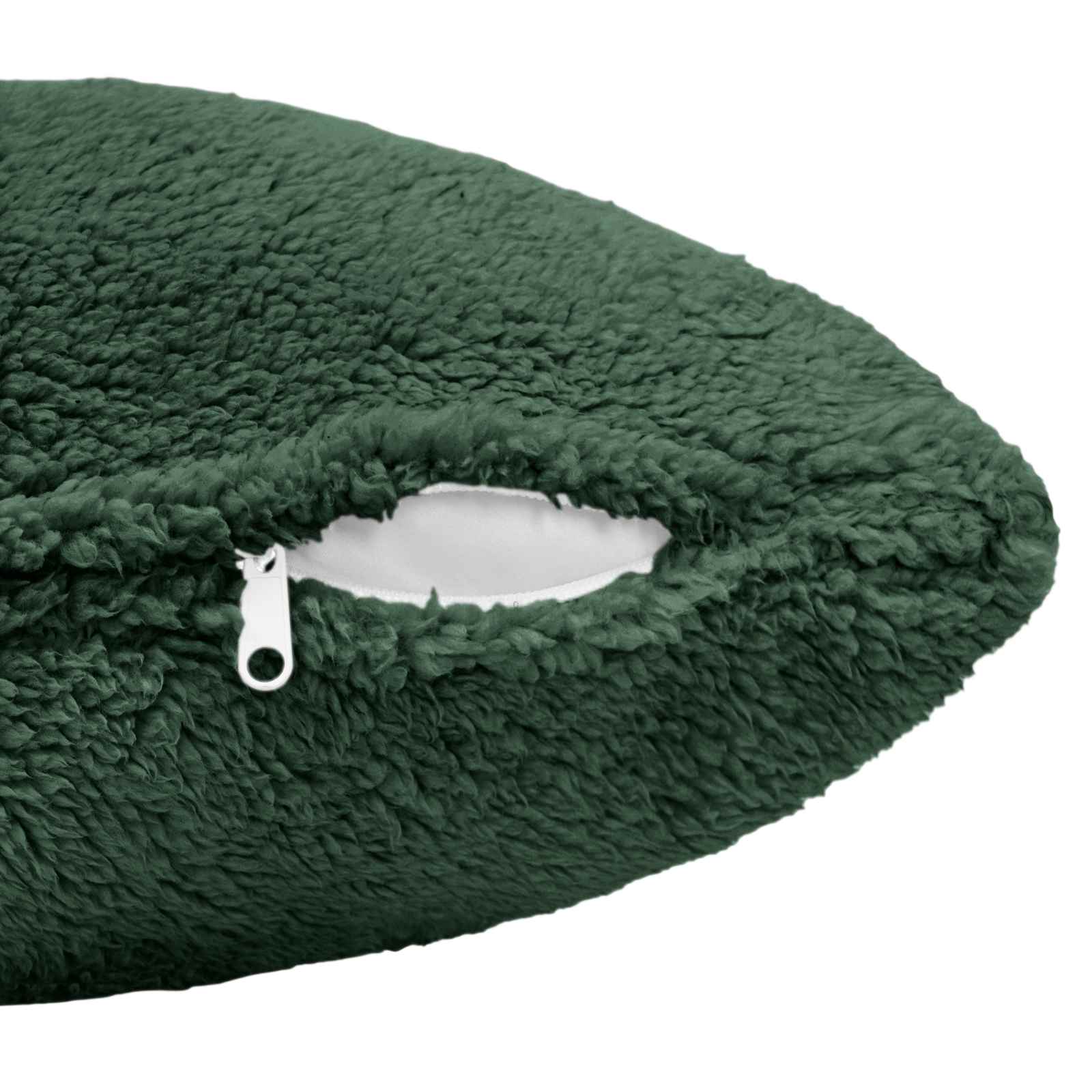 Presvlaka za jastuk 6 pcs HEERLEN Tamnozelena 30 x 30 cm Bouclé