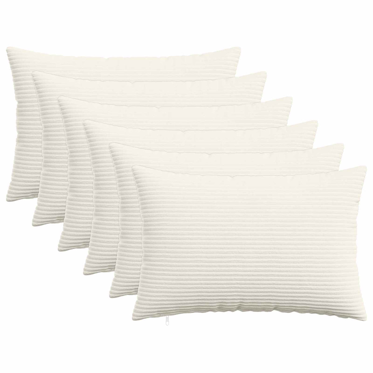 Presvlaka za jastuk 6 pcs HEERLEN Krem 30 x 50 cm Kord