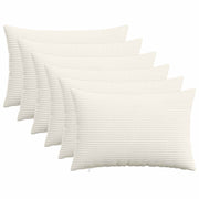 Presvlaka za jastuk 6 pcs HEERLEN Krem 30 x 50 cm Kord