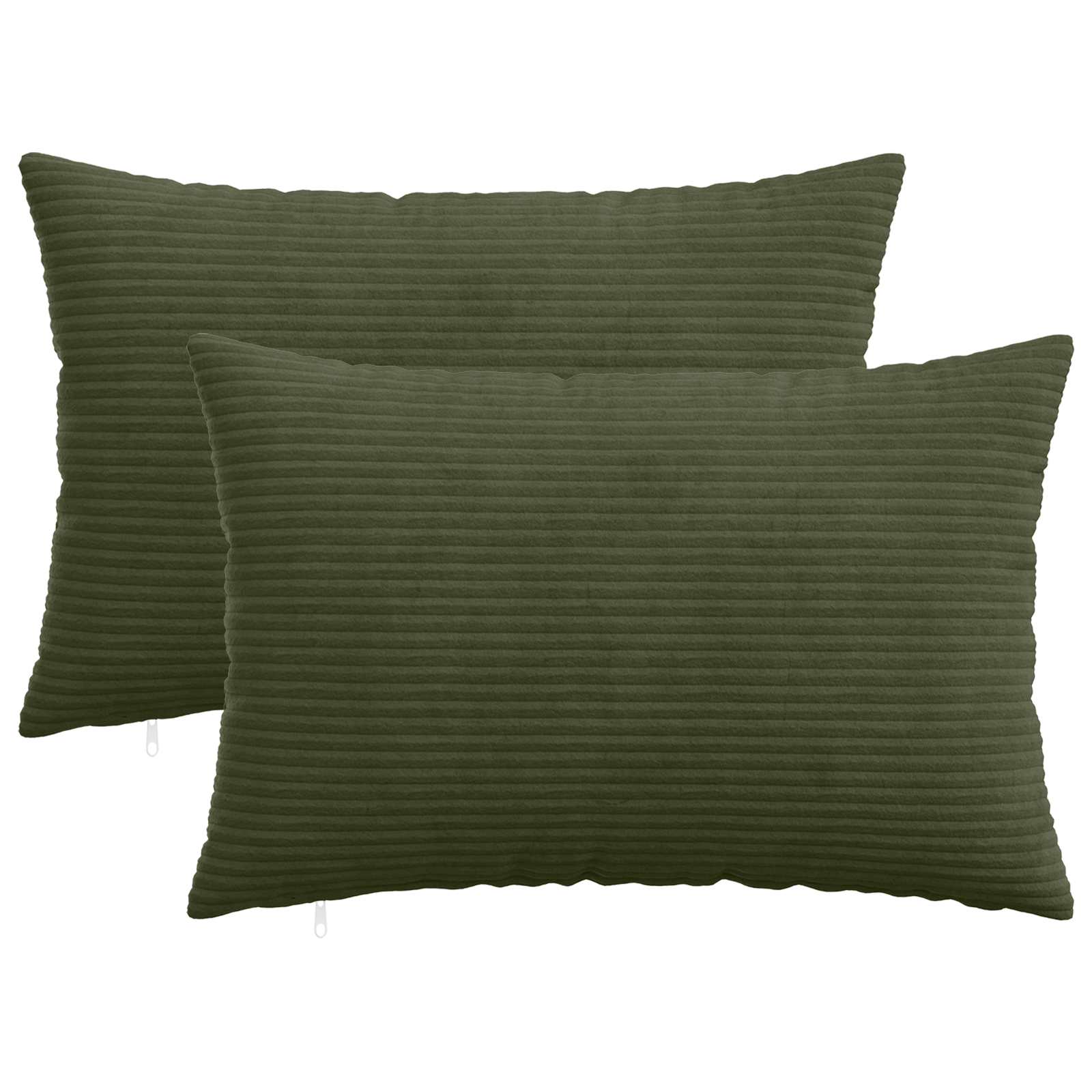 Presvlaka za jastuk 2 pcs HEERLEN Zelena 30 x 50 cm Kord