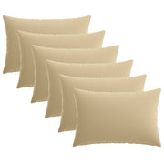 Presvlaka za jastuk 6 pcs HEERLEN Bež 30 x 50 cm Poliester