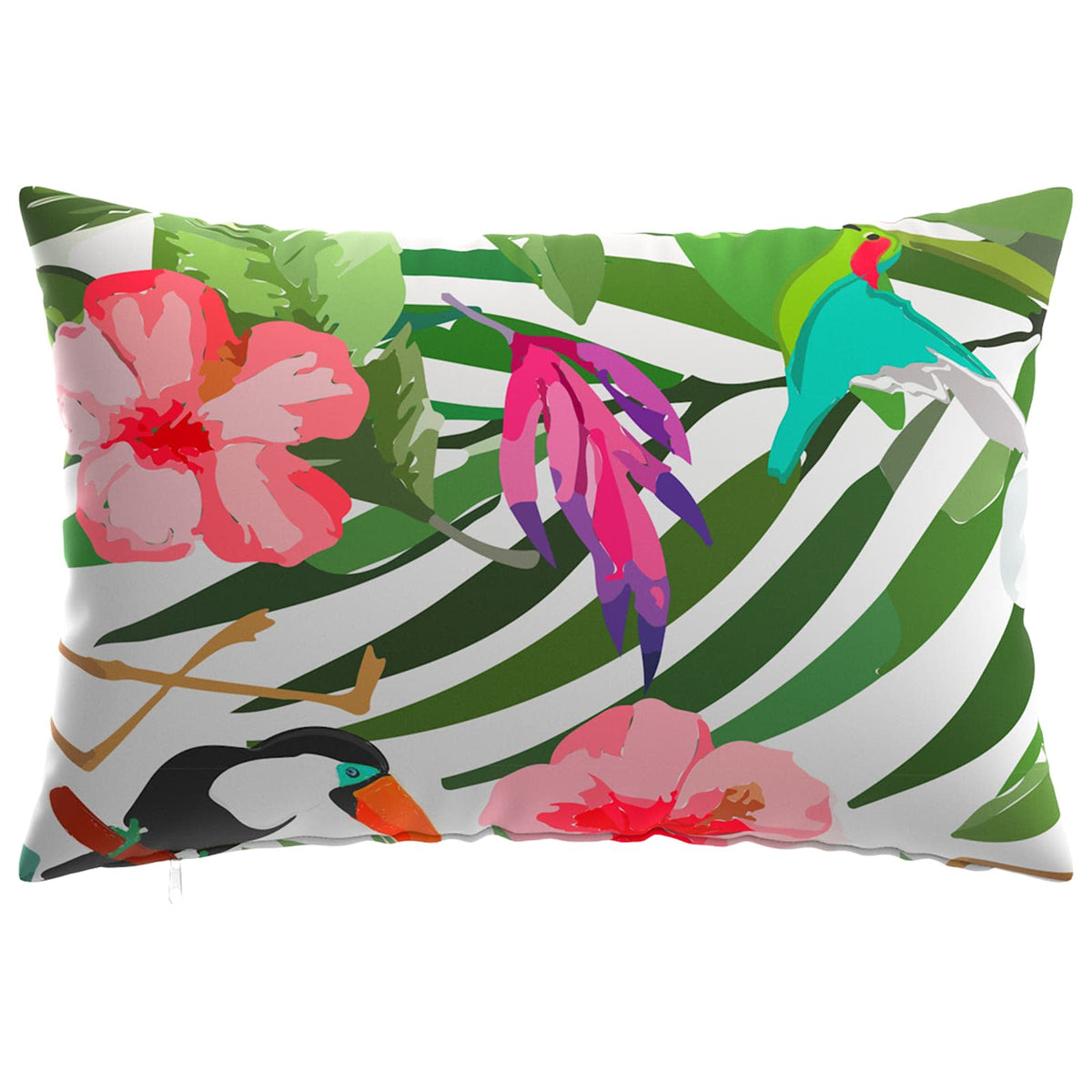 Presvlaka za jastuk 2 pcs HEERLEN Crna 30 x 50 cm Poliester