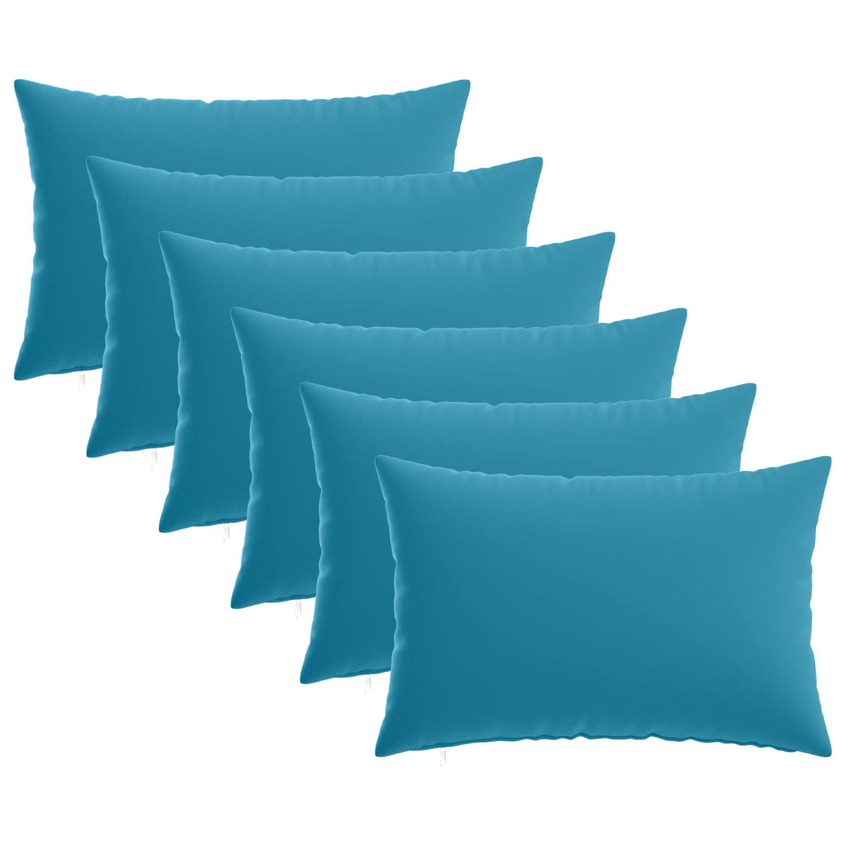 Presvlaka za jastuk 6 pcs HEERLEN Svjetloplava 30 x 50 cm