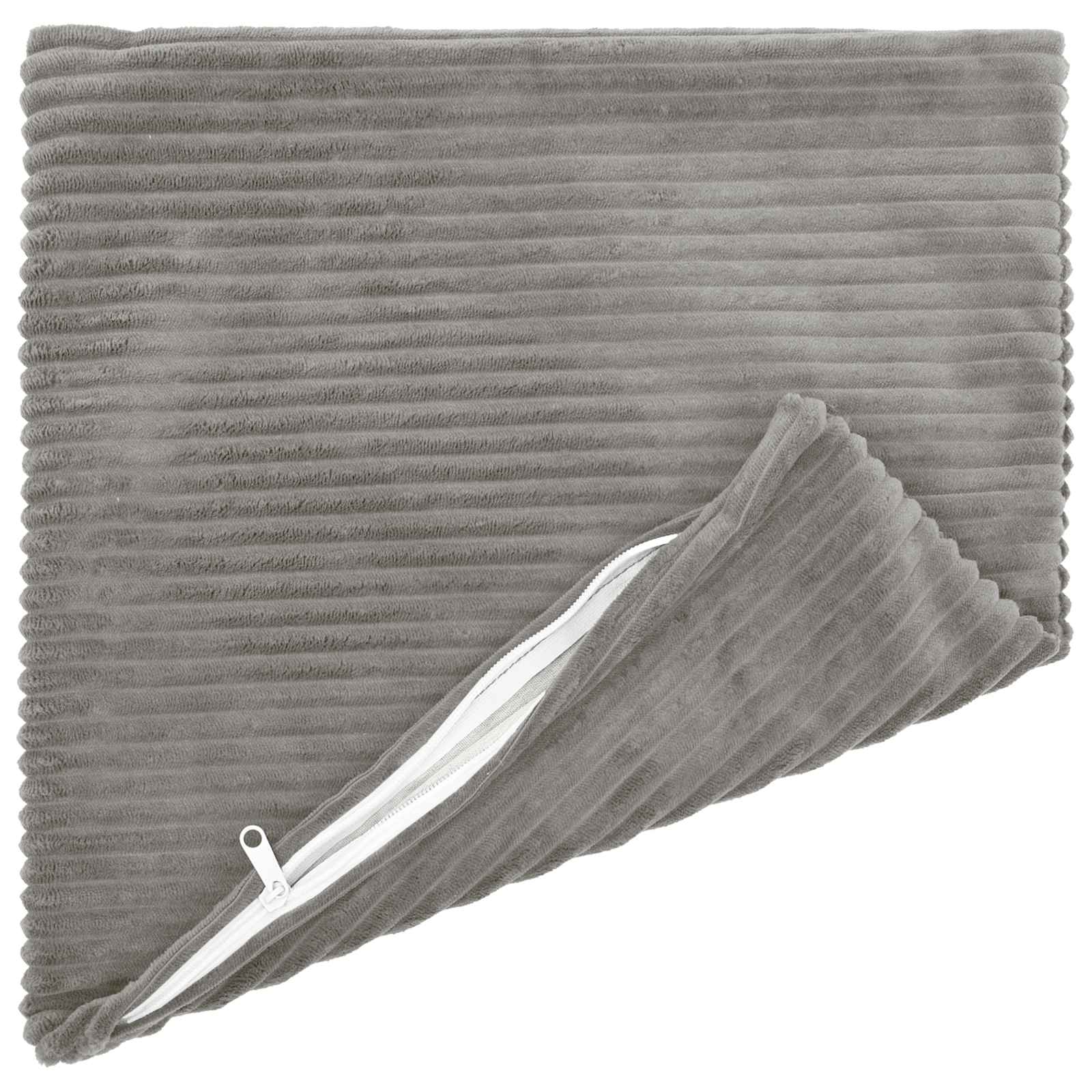 Presvlaka za jastuk 2 pcs HEERLEN Svjetlosiva 35 x 35 cm Kord