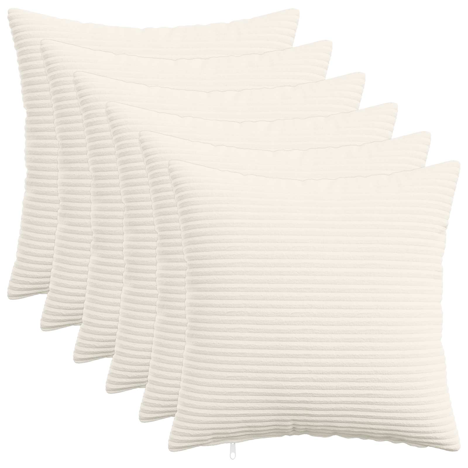 Presvlaka za jastuk 6 pcs HEERLEN Krem 35 x 35 cm Kord