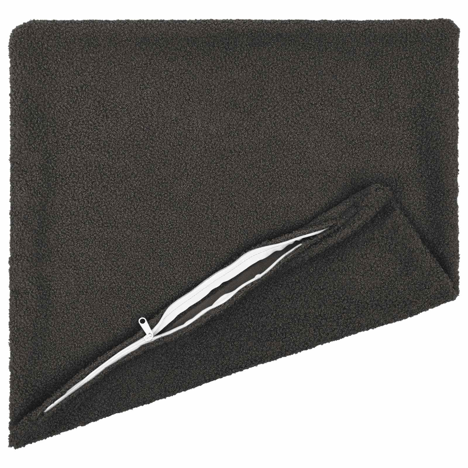 Presvlaka za jastuk 6 pcs HEERLEN Tamnosiva 35 x 35 cm Bouclé