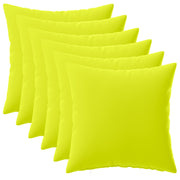 Presvlaka za jastuk 6 pcs HEERLEN Svijetlo zelena. 35 x 35 cm