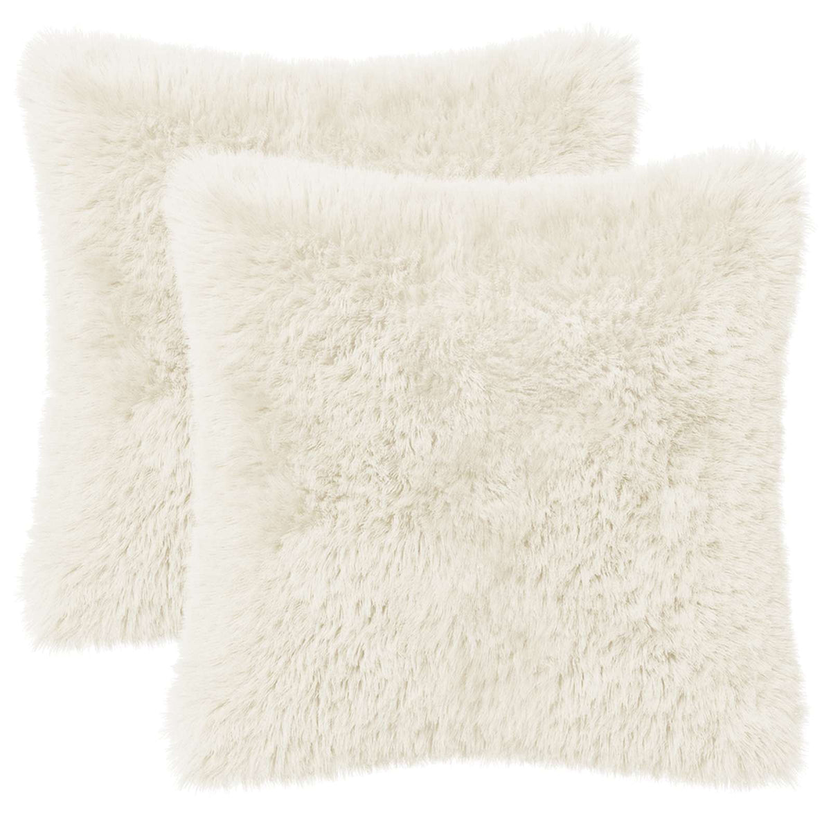 Presvlaka za jastuk 2 pcs HEERLEN Bijela 35 x 35 cm PV flis