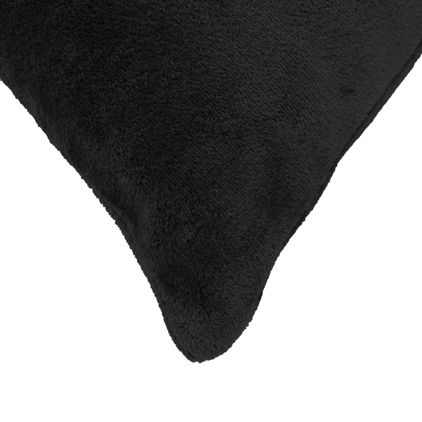 Presvlaka za jastuk 6 pcs HEERLEN Crna 35 x 35 cm Flanel