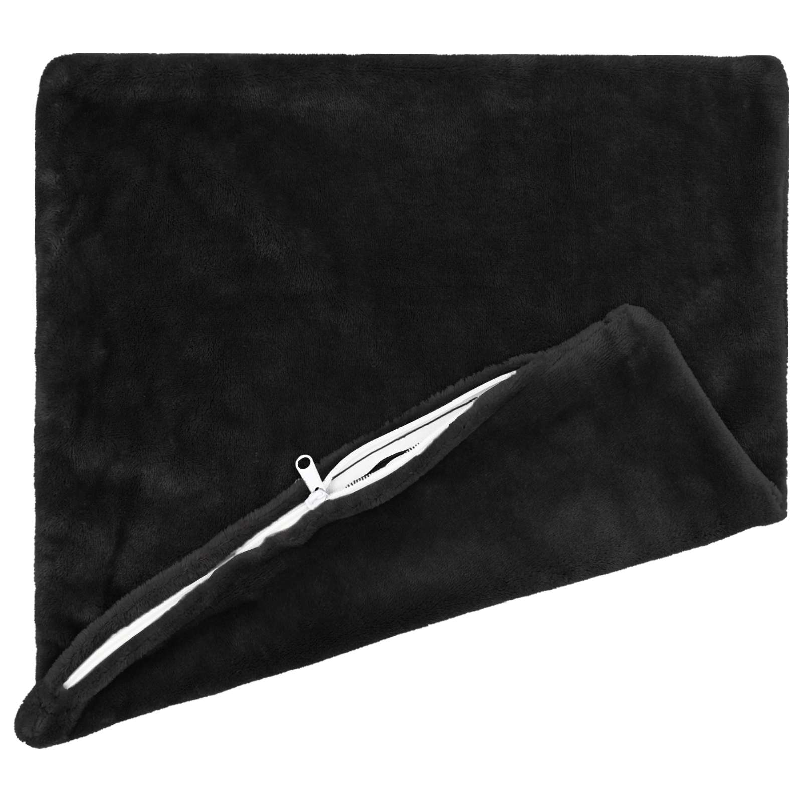 Presvlaka za jastuk 6 pcs HEERLEN Crna 35 x 35 cm Flanel