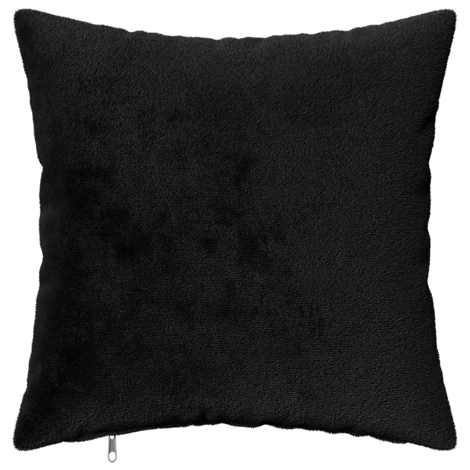 Presvlaka za jastuk 6 pcs HEERLEN Crna 35 x 35 cm Flanel