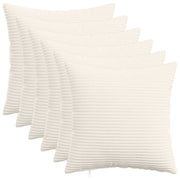 Presvlaka za jastuk 6 pcs HEERLEN Krem 40 x 40 cm Kord