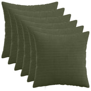 Presvlaka za jastuk 6 pcs HEERLEN Zelena 40 x 40 cm Kord