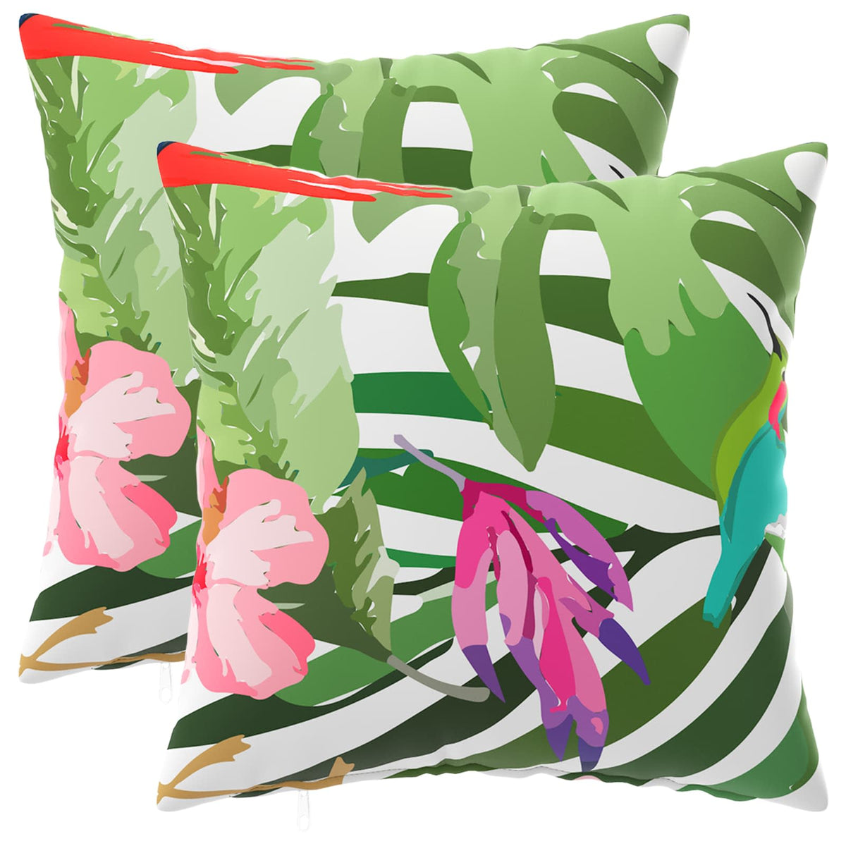 Presvlaka za jastuk 2 pcs HEERLEN Crna 40 x 40 cm Poliester