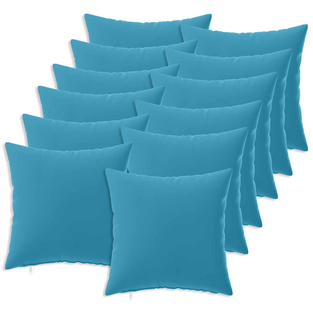 Presvlaka za jastuk 12 pcs HEERLEN Svjetloplava 40 x 40 cm