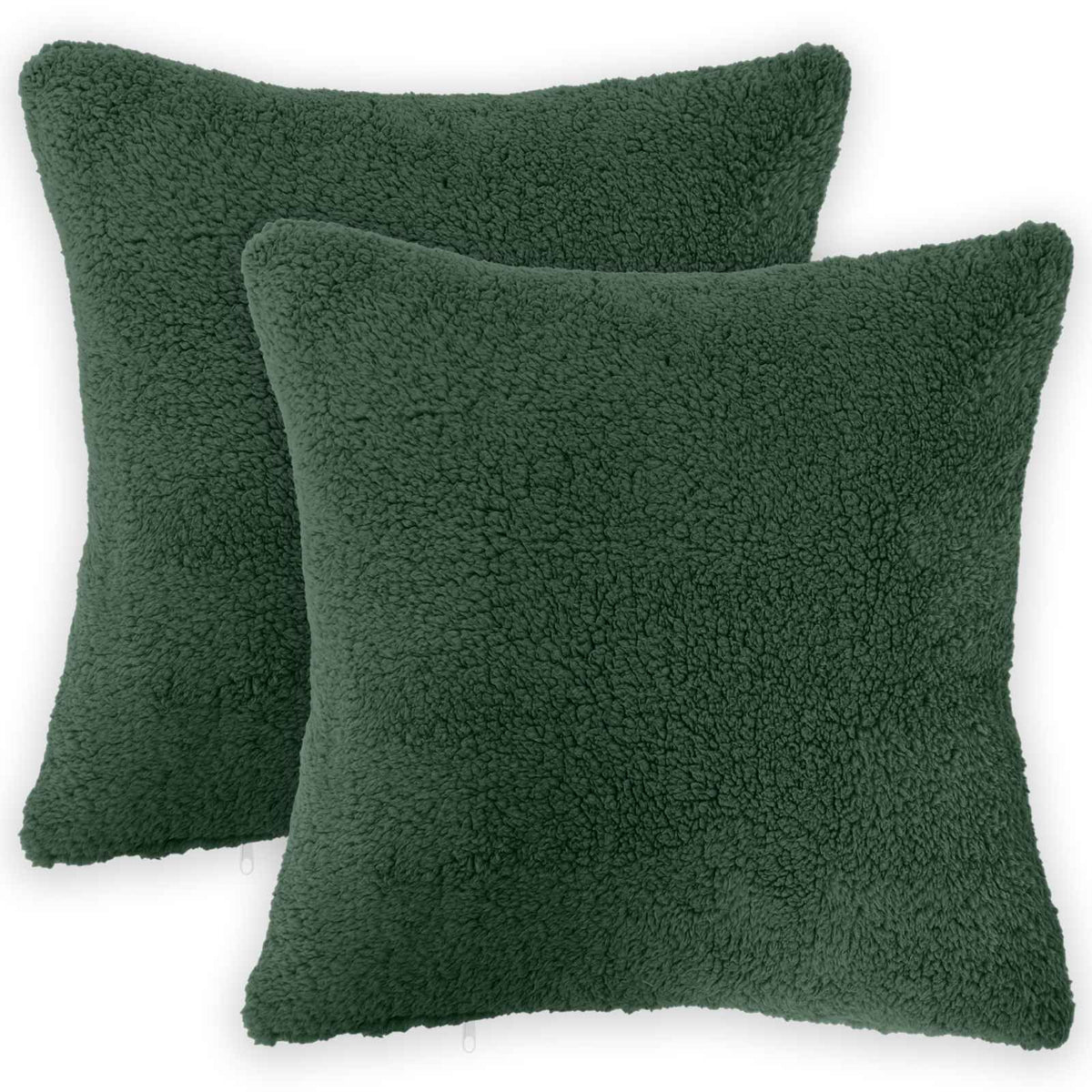 Presvlaka za jastuk 2 pcs HEERLEN Tamnozelena 40 x 40 cm Bouclé