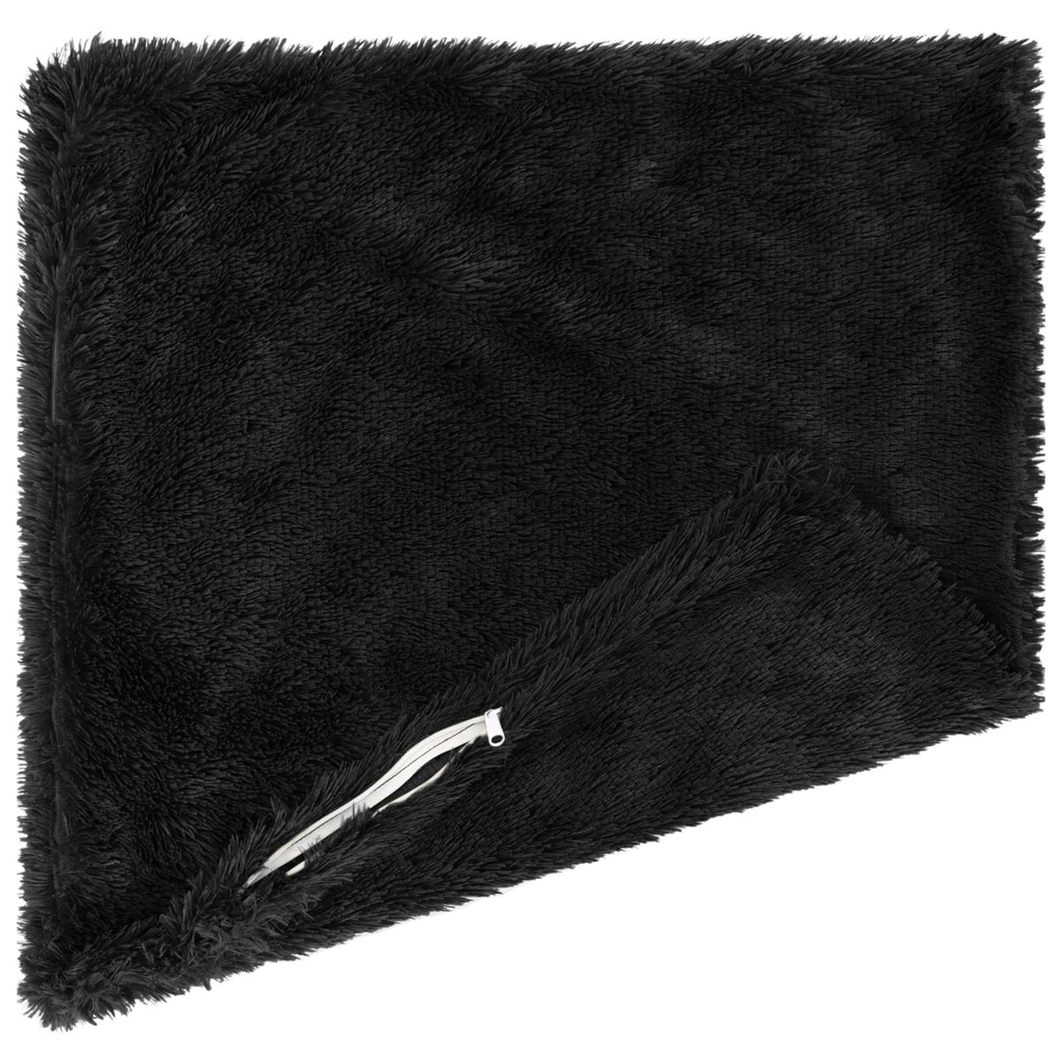Presvlaka za jastuk 12 pcs HEERLEN Crna 40 x 40 cm PV flis